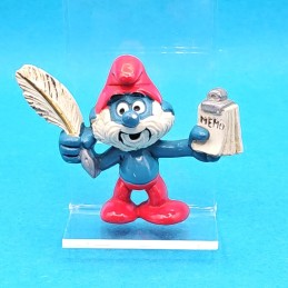 Schleich Smurfs - Papa Smurf Clip hand Figure (Loose)