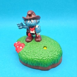 Schleich Smurfs - Cowboy Smurf hand Figure (Loose)