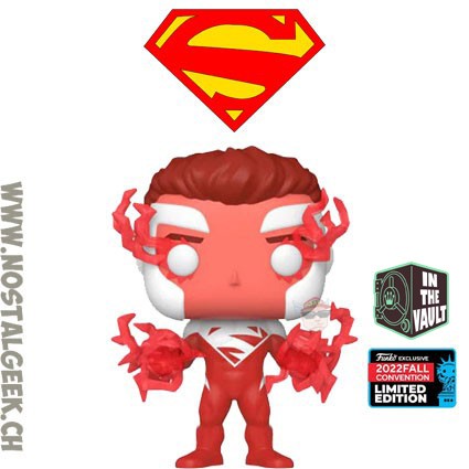 Funko Funko Pop N°437 Fall Convention 2022 DC Comics Superman (Red) Vaulted Edition Limitée