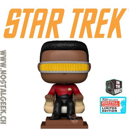 Funko Funko Pop N°1409 NYCC 2023 Star Trek Geordi La Forge Exclusive Vaulted Vinyl Figur