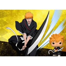 Funko Funko Pop N°1479 NYCC 2023 Bleach Ichigo Vaulted Edition Limitée Boîte endommagée