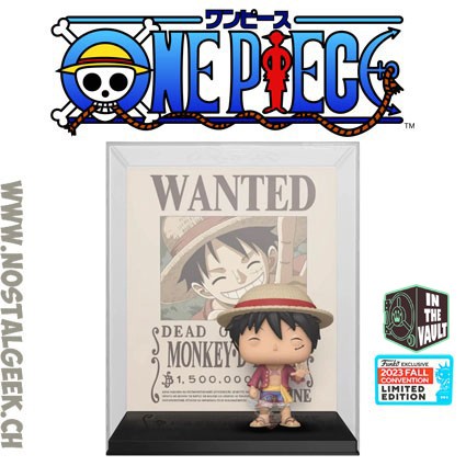 Funko Funko Pop N°1459 NYCC 2023 One Piece Monkey D. Luffy (Wanted Poster) Vaulted Edition Limitée