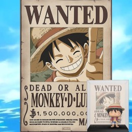 Funko Funko Pop N°1459 NYCC 2023 One Piece Monkey D. Luffy (Wanted Poster) Exclusive Vaulted Vinyl Figur