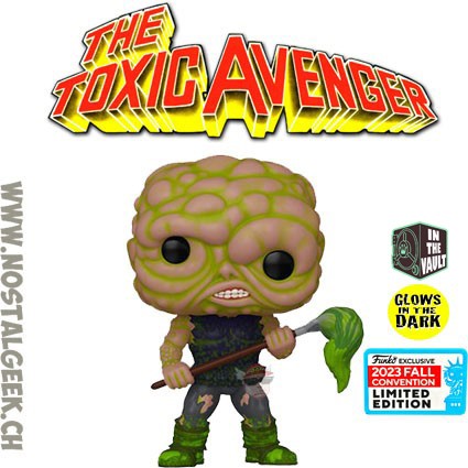 Funko Funko Pop N°479 NYCC 2023 The Toxic Avengers GITD Vaulted Exclusive Vinyl Figur