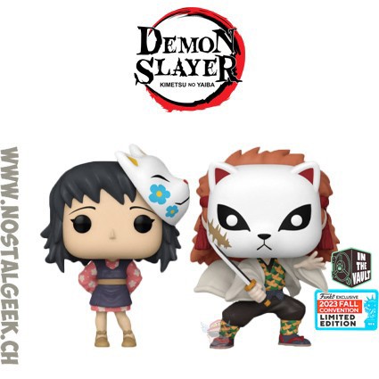 Funko Funko Pop NYCC 2023 Demon Slayer Makomo and Sabito (2-pack) Exclusive Vaulted Vinyl Figur