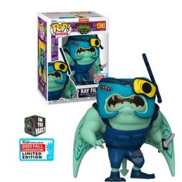 Funko Funko Pop N°1390 NYCC 2023 TMNT Mutant Mayhem Ray Fillet Exclusive Vaulted Vinyl Figur