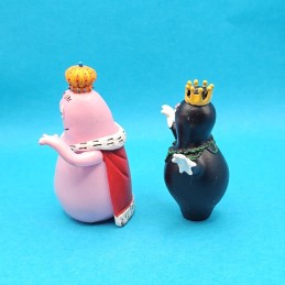 Plastoy Barbapapa und Barbamama Königin und König gebrauchte Figuren (Loose)