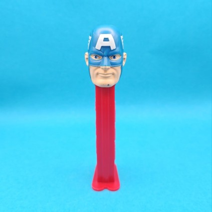 Pez Captain America Distributeur de Bonbons Pez d'occasion (Loose)