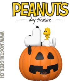 Funko Funko Pop N°1589 Deluxe Peanuts Snoopy & Woodstock with Pumpkin