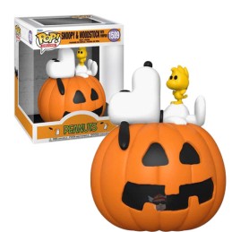 Funko Funko Pop N°1589 Deluxe Peanuts Snoopy & Woodstock with Pumpkin