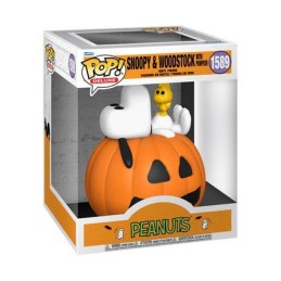 Funko Funko Pop N°1589 Deluxe Peanuts Snoopy & Woodstock with Pumpkin