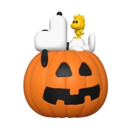 Funko Funko Pop N°1589 Deluxe Peanuts Snoopy & Woodstock with Pumpkin