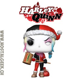 Funko Pop N°529 DC Holiday Harley Quinn with Naughty Mallet Vinyl Figure