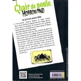 Chair de Poule Tome 15 Horrorland Le Prince sans tête Used book