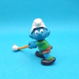 Schleich The Smurfs Field Hockey Smurf second hand Figure (Loose)