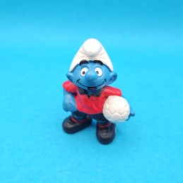 Schleich The Smurfs - Smurf Football 1997 second hand Figure (Loose).