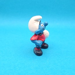 Schleich The Smurfs - Smurf Football 1997 second hand Figure (Loose).