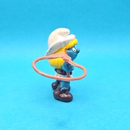 Schleich The Smurfs - Smurfette Cowgirl second hand Figure (Loose)