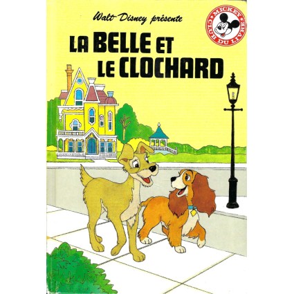 Disney Mickey Club du Livre La Belle et le Clochard Gebrauchtbuch