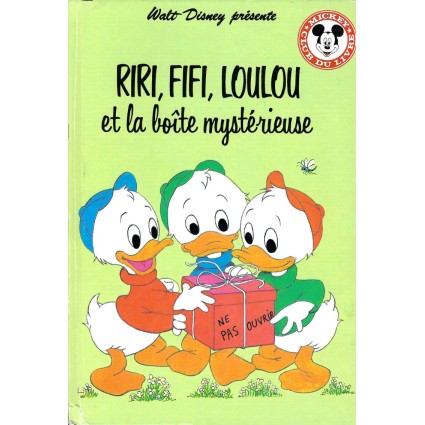 Disney Mickey Club du Livre Riri, Fifi, Loulou et la boîte mystérieuse Gebrauchtbuch