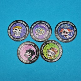 Janglebones Lot von 5 gebrauchten Pogs (Loose)