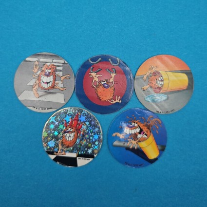 Pogman Set of 5 second hand Pog (Loose) Lot 2