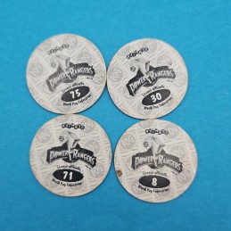 Power Rangers Lot de 4 Pogs d'occasion (Loose)