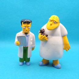 The Simpsons Dr Nick Riviera & Leon Kompowsky second hand figures (Loose)