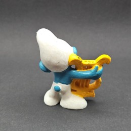 Schleich The Smurfs Harp Smurf second hand Figure (Loose)