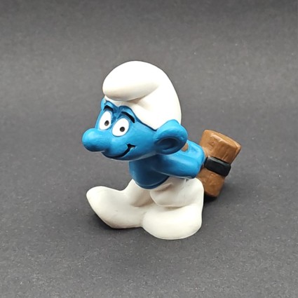 Schleich Die Schlümpfe - Schlumpf Mallet gebrauchte Figur (Loose)