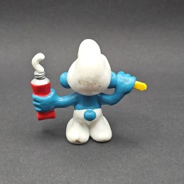 Schleich The Smurfs - Toothbrush Smurf second hand Figure (Loose)