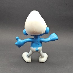 Schleich Die Schlümpfe - Brainy Smurf gebrauchte Biegsame Figur(Loose)