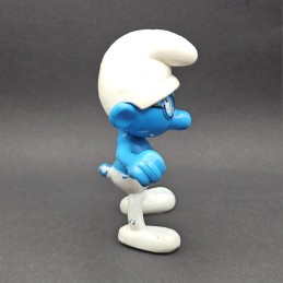 Schleich Die Schlümpfe - Brainy Smurf gebrauchte Biegsame Figur(Loose)