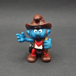 The Smurfs - Smurf Cowboy second hand Figure (Loose)