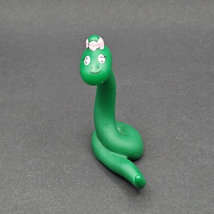 Plastoy Barbapapa Barbalala Snake second hand figure (Loose)