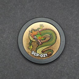 Lyon Tokz SCP Series 1 N°3 SCP-021 Serpe Della Pelle Token Game gebrauchte Token Game