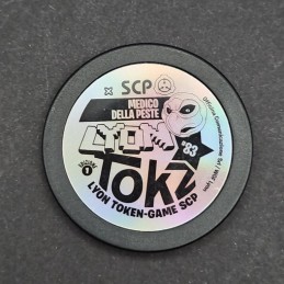 Lyon Tokz SCP Series 1 N°83 SCP-049 Medico Della Peste Token Game gebrauchte Token Game