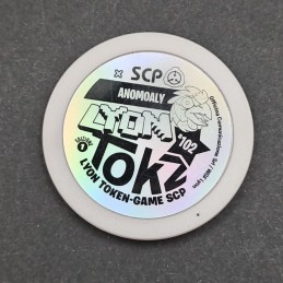 Lyon Tokz SCP Series 1 N°102 SCP-3467 Anomoaly Token Game Pre-owned Token Game