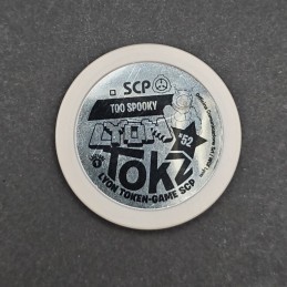 Lyon Tokz SCP Series 1 N°52 SCP-2006 Too Spooky Token Game Pre-owned Token Game