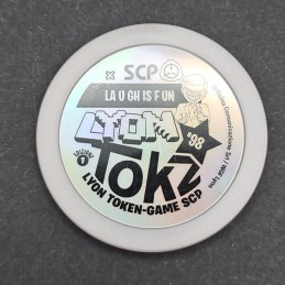 Lyon Tokz SCP Series 1 N°98 SCP-2030-1 LA U GH IS F UN Token Game Pre-owned Token Game