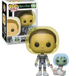 Funko Pop N°690 Rick et Morty Space Suite Morty with Snake