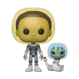 Funko Pop N°690 Rick et Morty Space Suite Morty with Snake Vinyl Figur