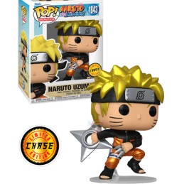 Funko Funko Pop N°1843 Naruto Shippuden Naruto Uzumaki (Metallic) Chase Edition Limitée