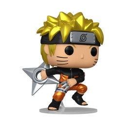 Funko Funko Pop N°1843 Naruto Shippuden Naruto Uzumaki (Metallic) Chase Edition Limitée