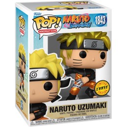 Funko Funko Pop N°1843 Naruto Shippuden Naruto Uzumaki (Metallic) Chase Edition Limitée