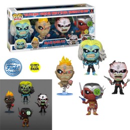 Funko Funko Pop Rocks Iron Maiden 4-Pack GITD Exclusive Vinyl Figuren