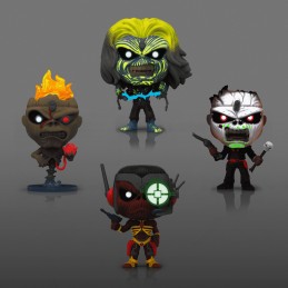 Funko Funko Pop Rocks Iron Maiden 4-Pack GITD Exclusive Vinyl Figuren