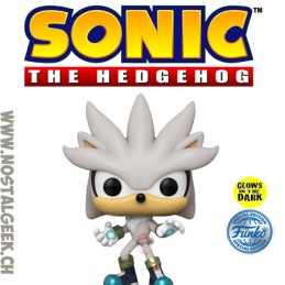 Funko Pop N°633 Sonic Silver Phosphorescent Edition Limitée