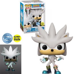 Funko Pop N°633 Sonic Silver GITD Exclusive Vinyl Figur