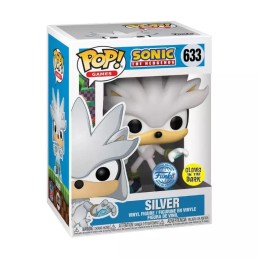 Funko Pop N°633 Sonic Silver GITD Exclusive Vinyl Figur